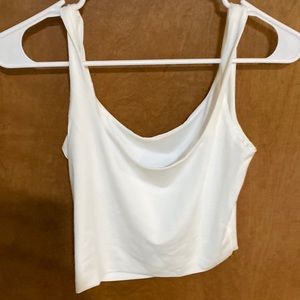 NEVER BEEN WORN. WHITE COMFORT TANK TOP